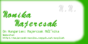 monika majercsak business card